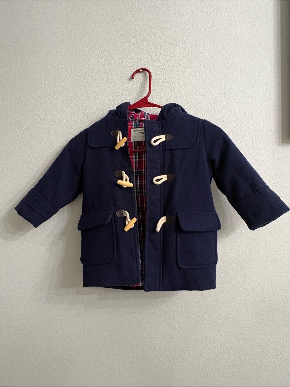 Jojo maman Bebe Navy Kids' Toggle Hooded Coat
